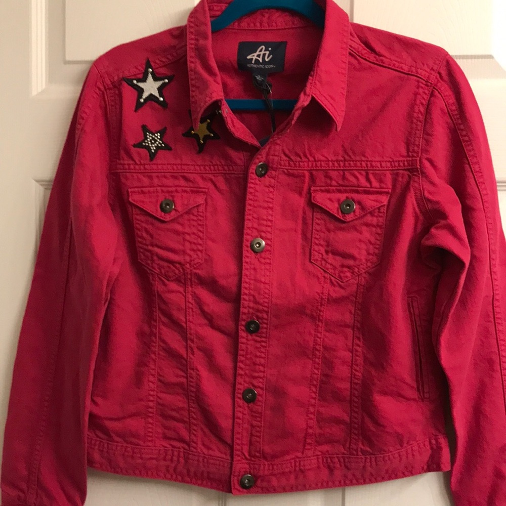 Pink Denim Jacket